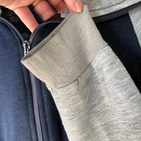 Vintage Eagle Zip-Up Sweatshirt | Made in USA Raglan Track Jacket - Picture 5 of 8